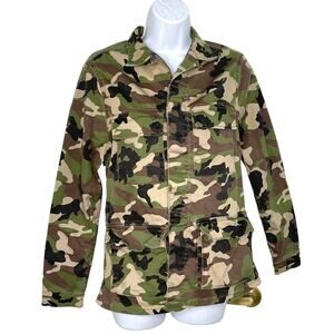 DL1961 Dakota Camouflage Button Down Jacket  XS